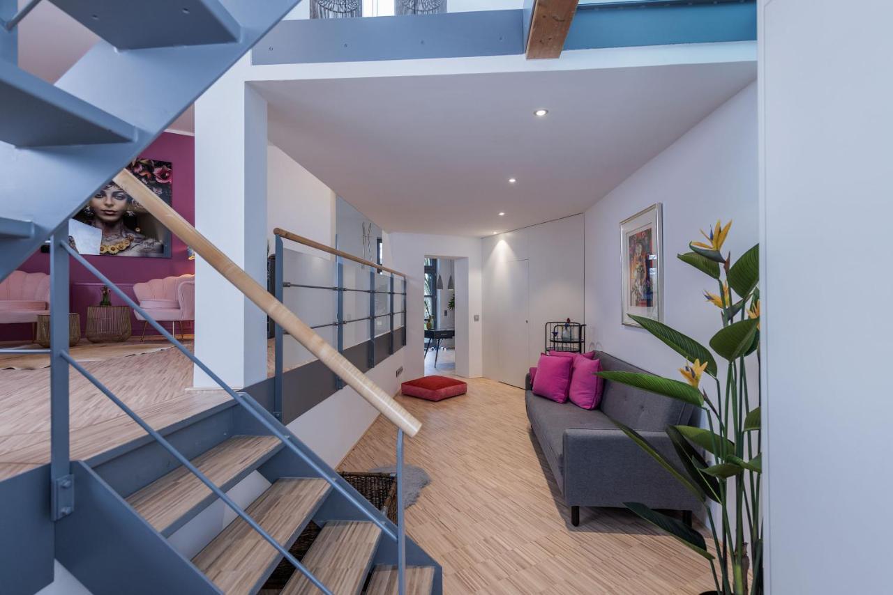 Luxus Wellness Loft - 245Qm - Designwohnen Im Zentrum Gütersloh Exterior foto